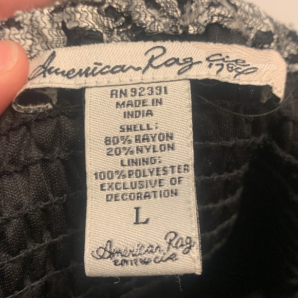 American Rag Strapless Lace Mini Dress - Picture 4 of 6